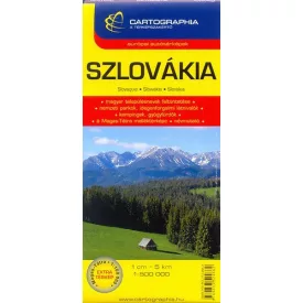 Szlovákia autóstérkép 1:500 000