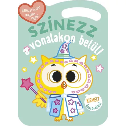 Színezz a vonalakon belül - Bagoly