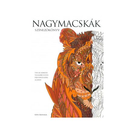 Nagymacskák színezőkönyv