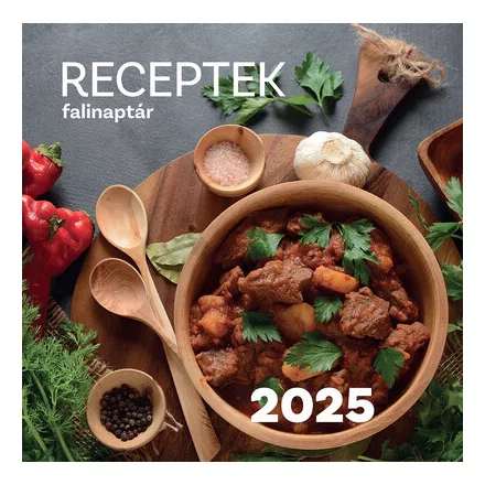 Receptek falinaptár - 2025