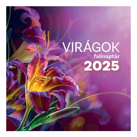 Virágok falinaptár - 2025