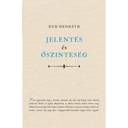 Jelentés és őszinteség