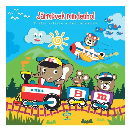 Járművek mindenhol – Tréfás kifestő autóimádóknak