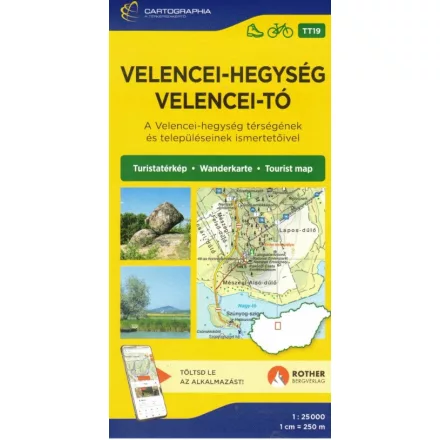 Velencei-hegység, Velencei-tó turistatérkép [TT19]