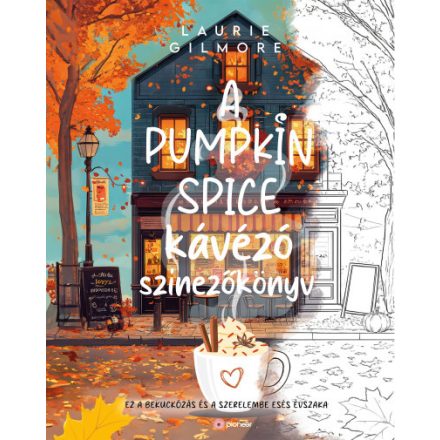 A Pumpkin Spice kávézó színezőkönyv