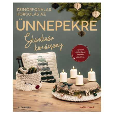 Skandináv karácsony - Zsinórfonalas horgolás az ünnepekre