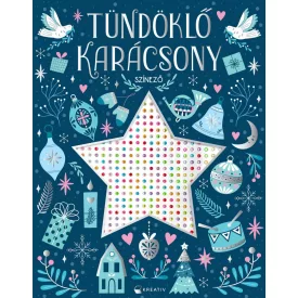 Tündöklő karácsony - színező