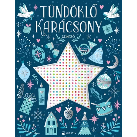 Tündöklő karácsony - színező