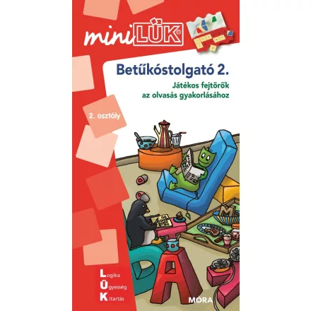 Betűkóstolgató 2. - Mini LÜK - Játékos fejtörők az olvasás gyakolásához LDI211