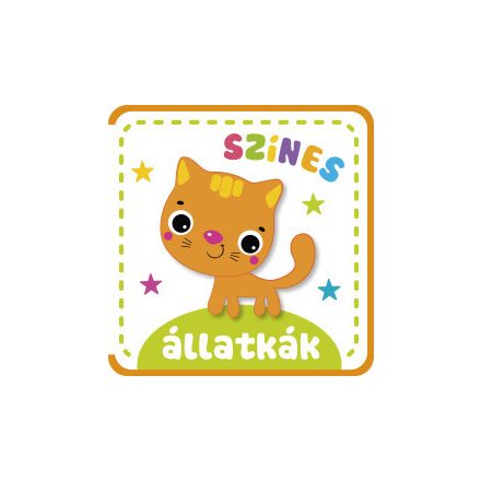 Színes állatkák - szivacskönyv