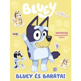Bluey - Bluey és barátai - matricás foglalkoztatókönyv