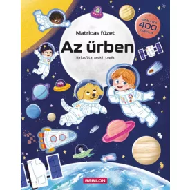 Matricás füzet - Az űrben - Több mint 400 matrica