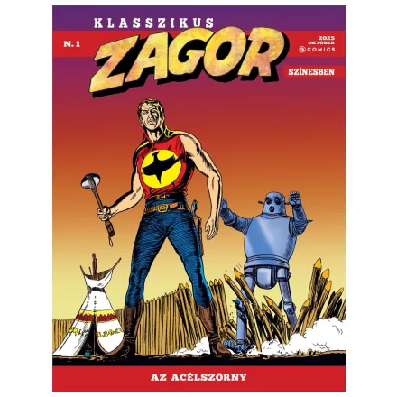 Klasszikus Zagor színesben 1.kötet - Az acélszörny
