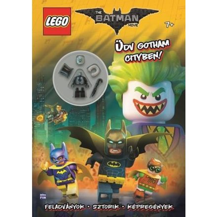 Lego Batman - Üdv Gotham Cityben! - foglalkoztatókönyv ajándék minifigurával