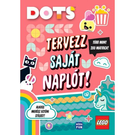 LEGO Dots - Tervezz saját naplót! - Több mint 200 matricával