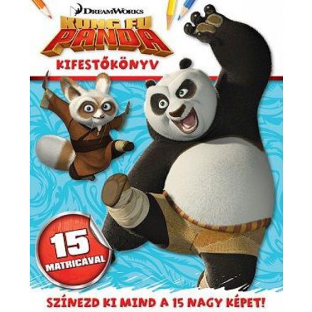 Kung Fu Panda - kifestőfüzet matricákkal