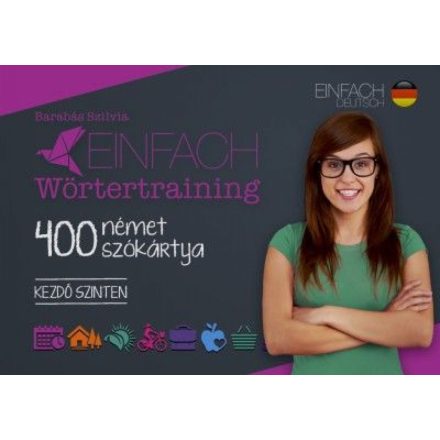 Einfach Wörtertraining - 400 német szókártya - Kezdő szinten