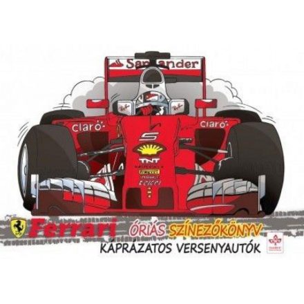 Káprázatos versenyautók - Ferrari óriás színezőkönyv