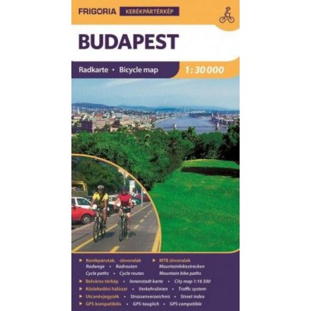 Budapest kerékpáros térkép