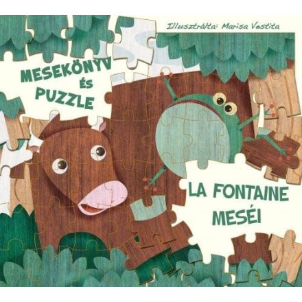 La Fontaine meséi - mesekönyv és puzzle