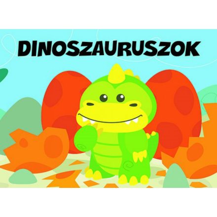 Pancsolókönyv szivaccsal - Dinoszauruszok