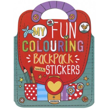 My fun colouring backpack - Girls