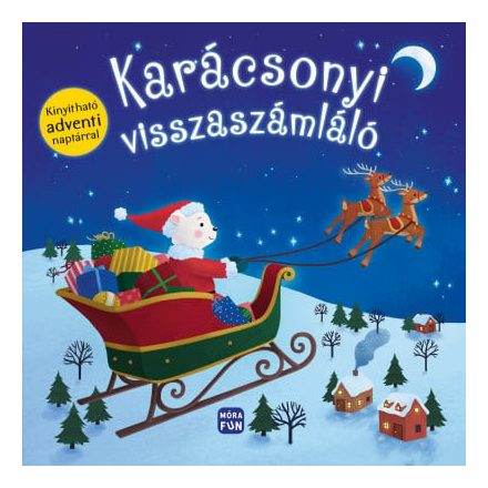 Karácsonyi visszaszámláló - Kinyitható adventi naptárral!