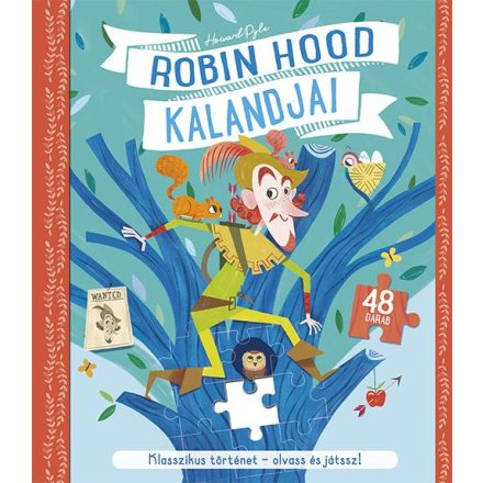 Robin Hood kalandjai - könyv és kirakó