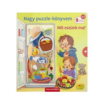 Nagy puzzle-könyvem - Mit eszünk ma?