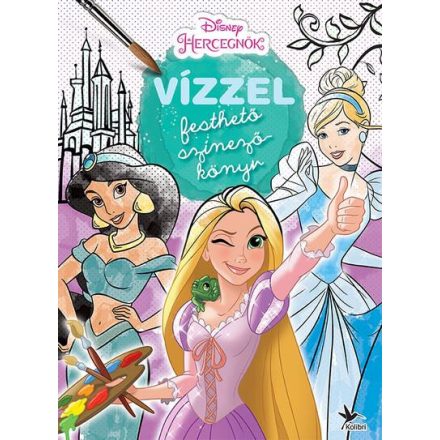 Vízzel festhető színezőkönyv: Disney hercegnők