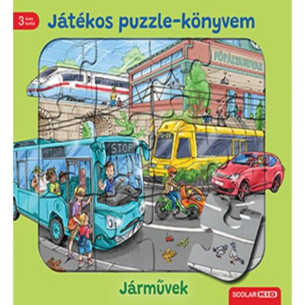 Játékos puzzle-könyvem: Járművek