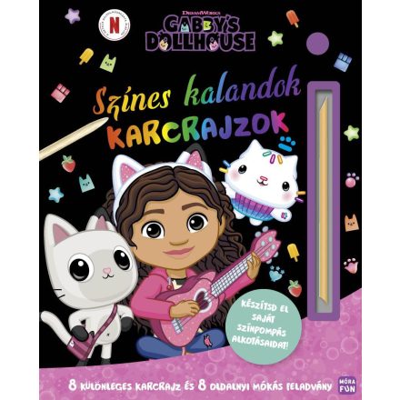 Gabi babaháza - Színes kalandok - Karcrajzok - 8 különleges karcrajz és 8 oldalnyi mókás feladvány