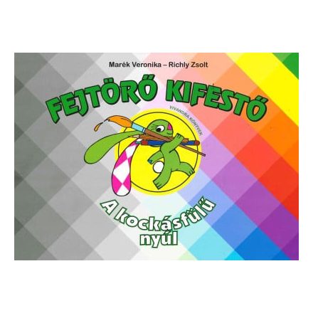 A kockásfülű nyúl - Fejtörő kifestő