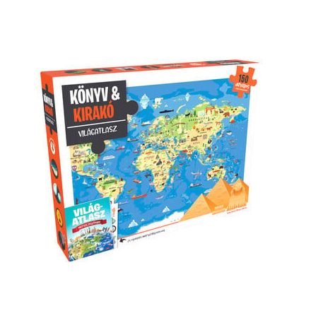 Világatlasz - Könyv & Kirakó